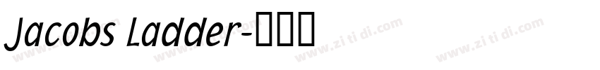 Jacobs Ladder字体转换